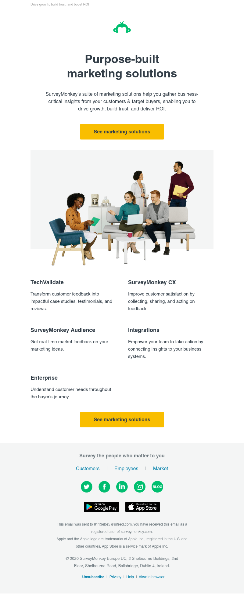 SurveyMonkey - Curious how marketers can drive growth & boost ROI?