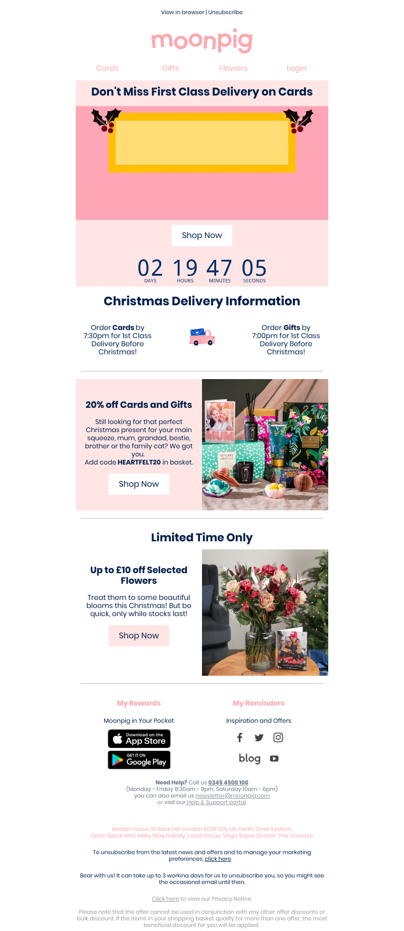 Moonpig - 💌 Don’t miss first class delivery! 💌