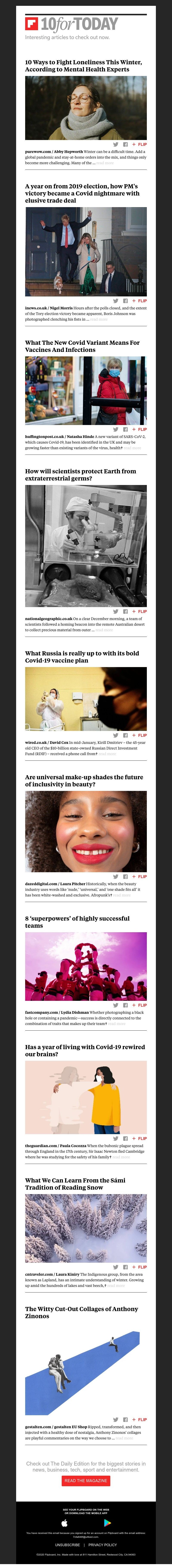 Flipboard - How to fight loneliness this winter, according to mental health experts
