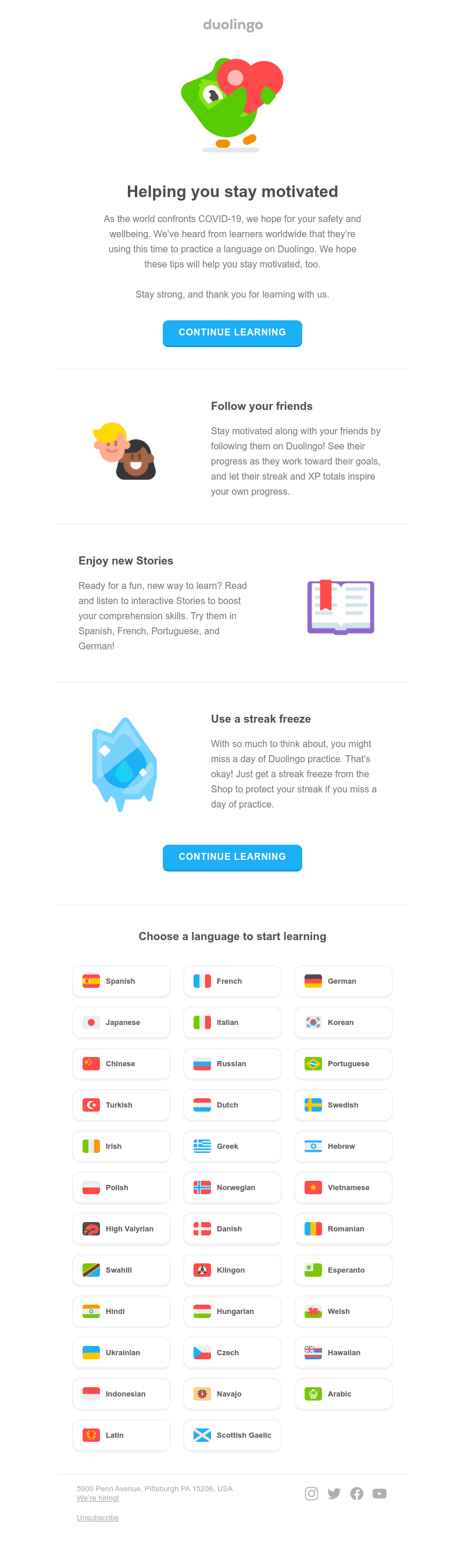 Duolingo - From Duolingo, with love