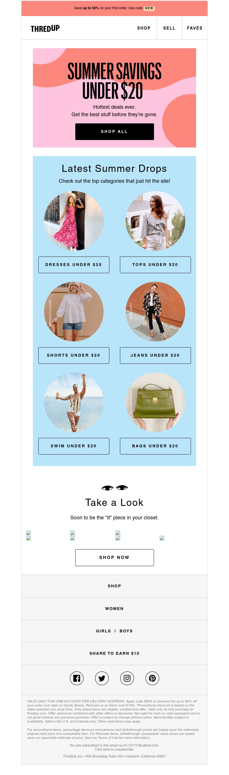 thredUP - ☀️Under $20: the BEST summer savings
