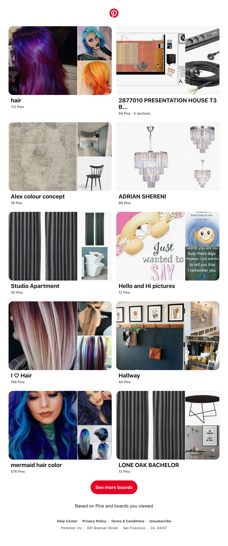 Pinterest - "hair", "2877010 PRESENTATION HOUSE T3 BASEMENT&CO" and 8 other boards like yours