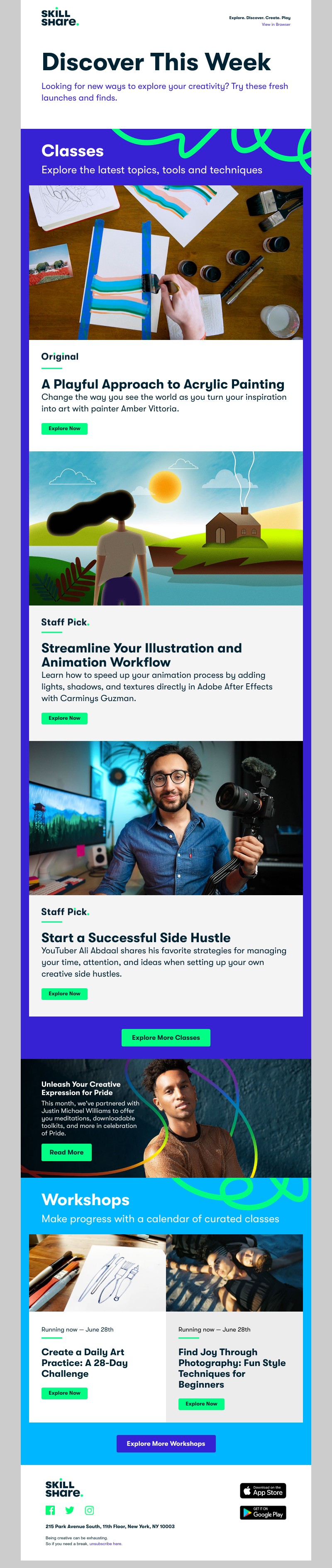 Skillshare - Sarah, Make Playful Abstract Paintings, Start a Successful Side Hustle, and More!