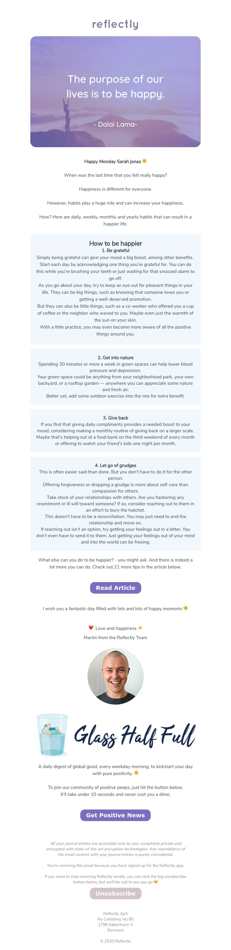 Reflectly - How to be happier? 😊