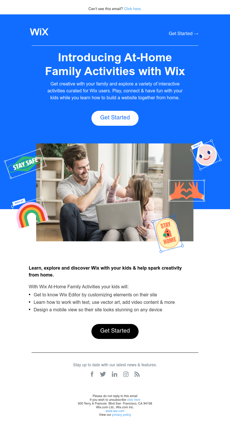 Wix - Looking for Activities to Do with Your Kids?