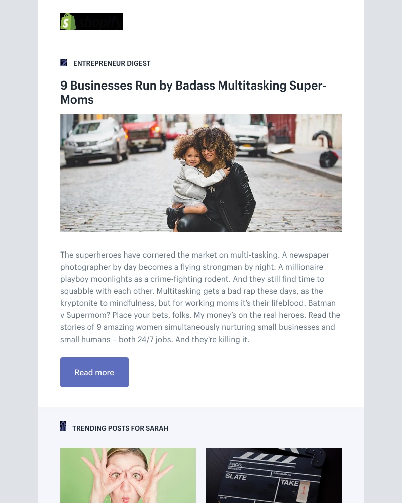Shopify - 9 Businesses Run by Badass Multitasking Super-Moms