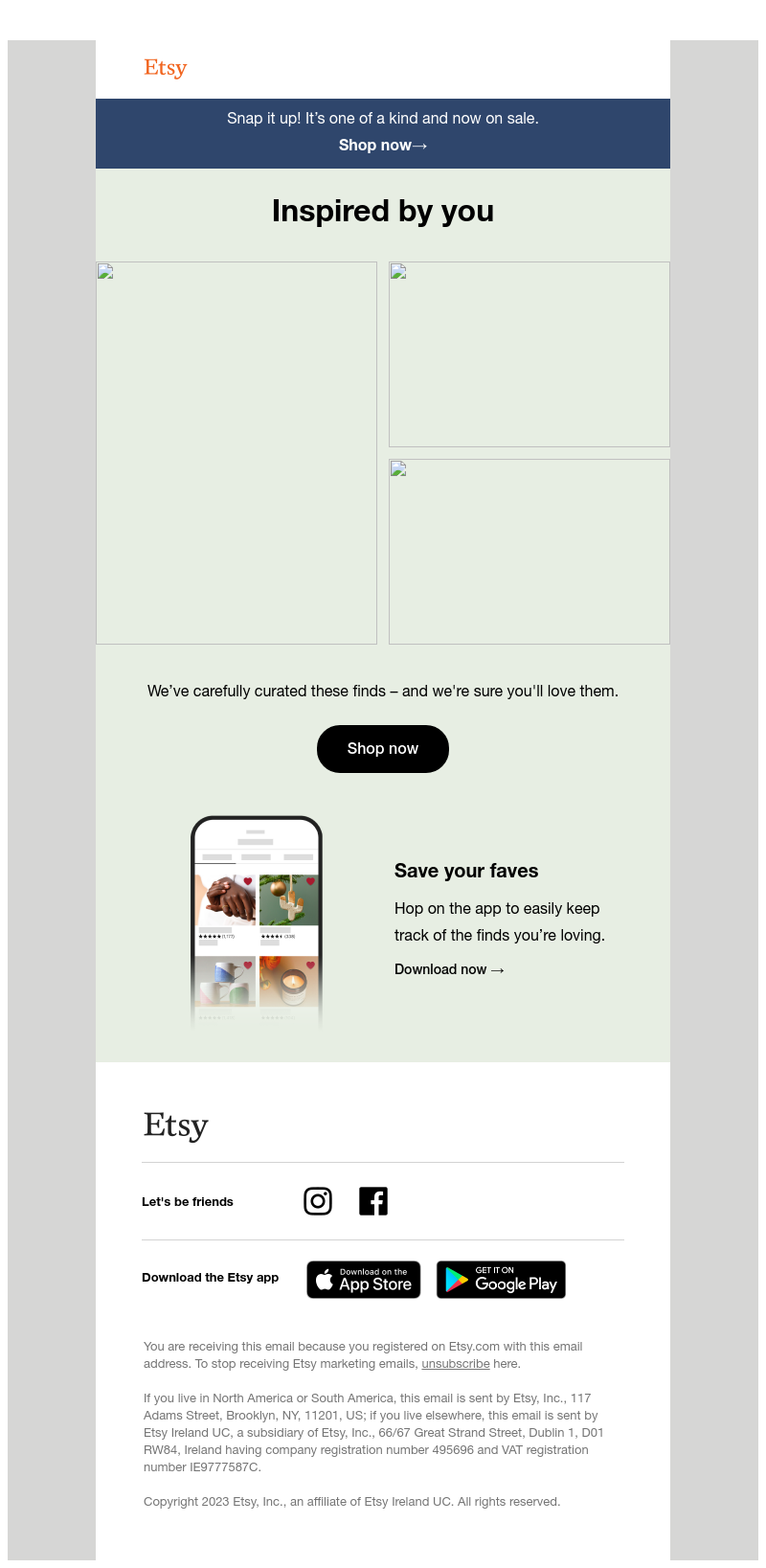 Etsy - Rounded them up, just for you.