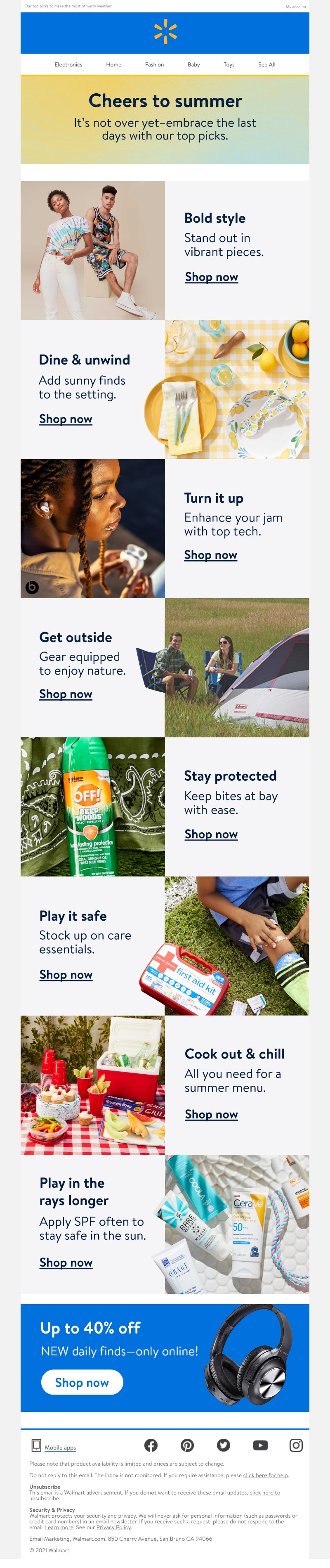 Walmart - There’s still time for MAJOR summer fun🌞