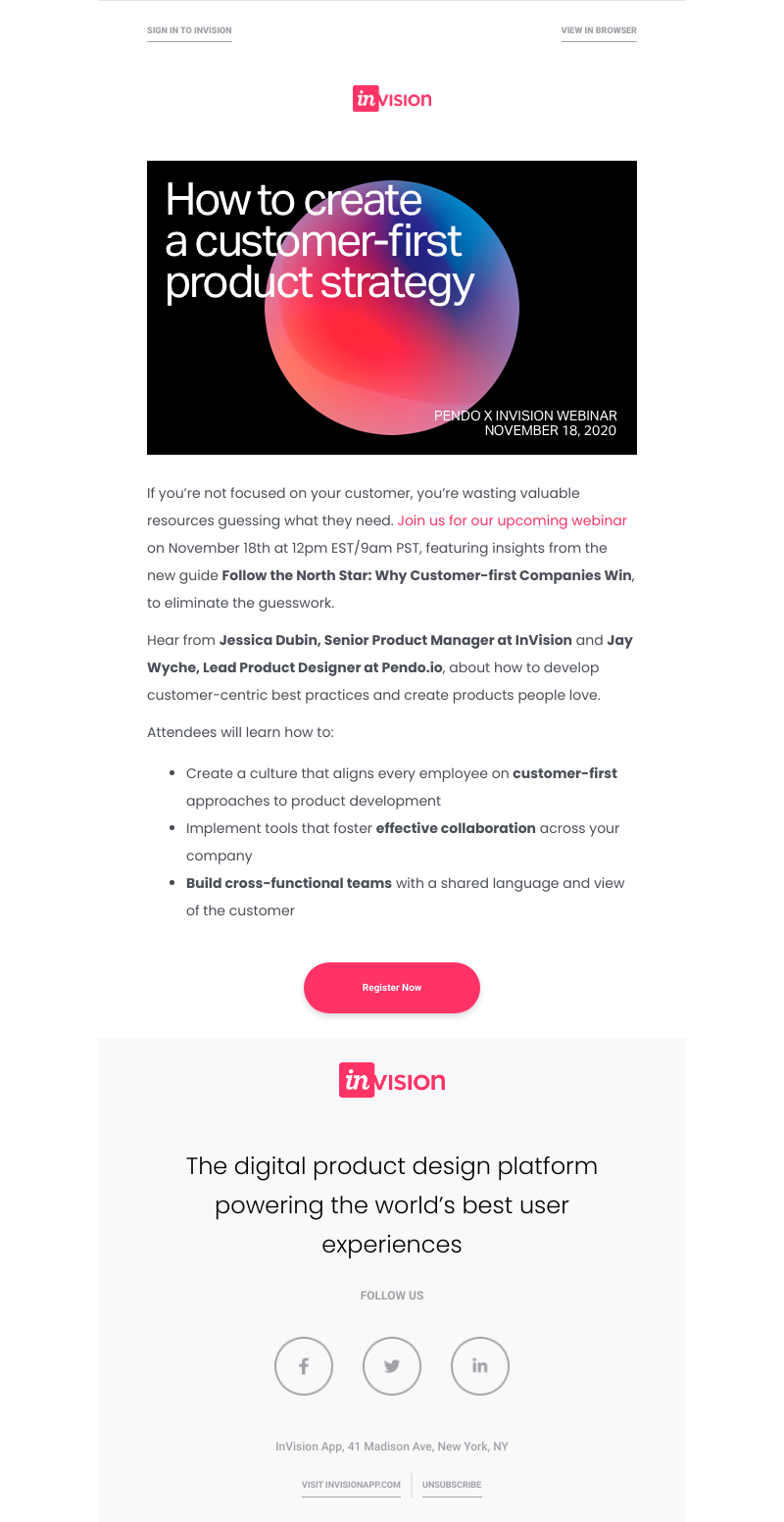 InVision - InVision Talk: How to create a customer-led product design strategy