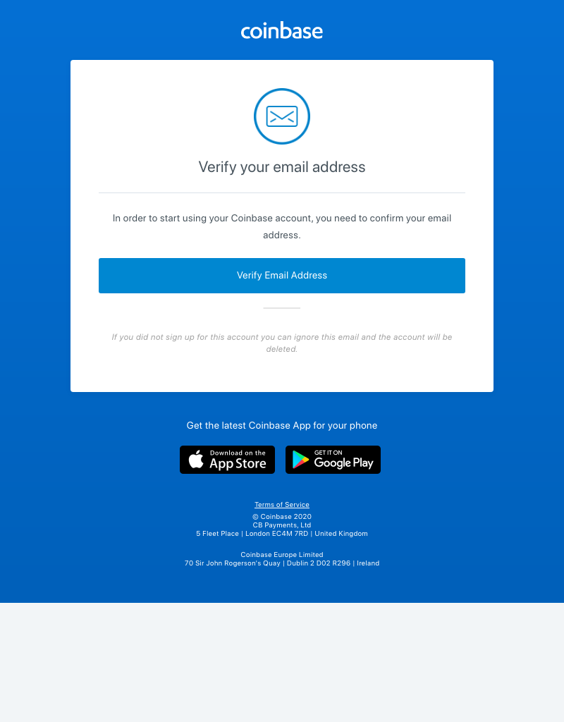  - Please Verify Your Email Address