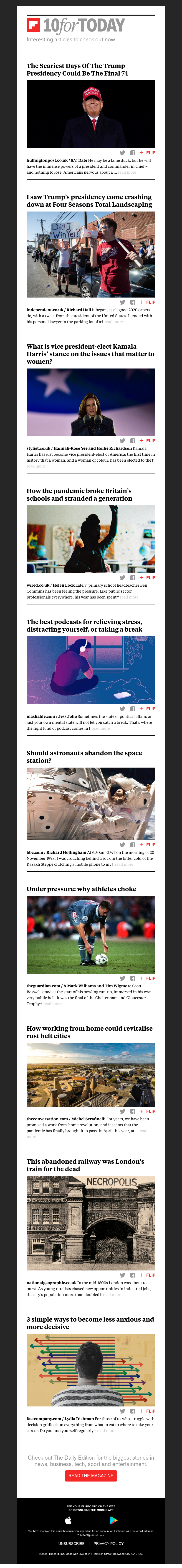 Flipboard - The final days of Trump's presidency