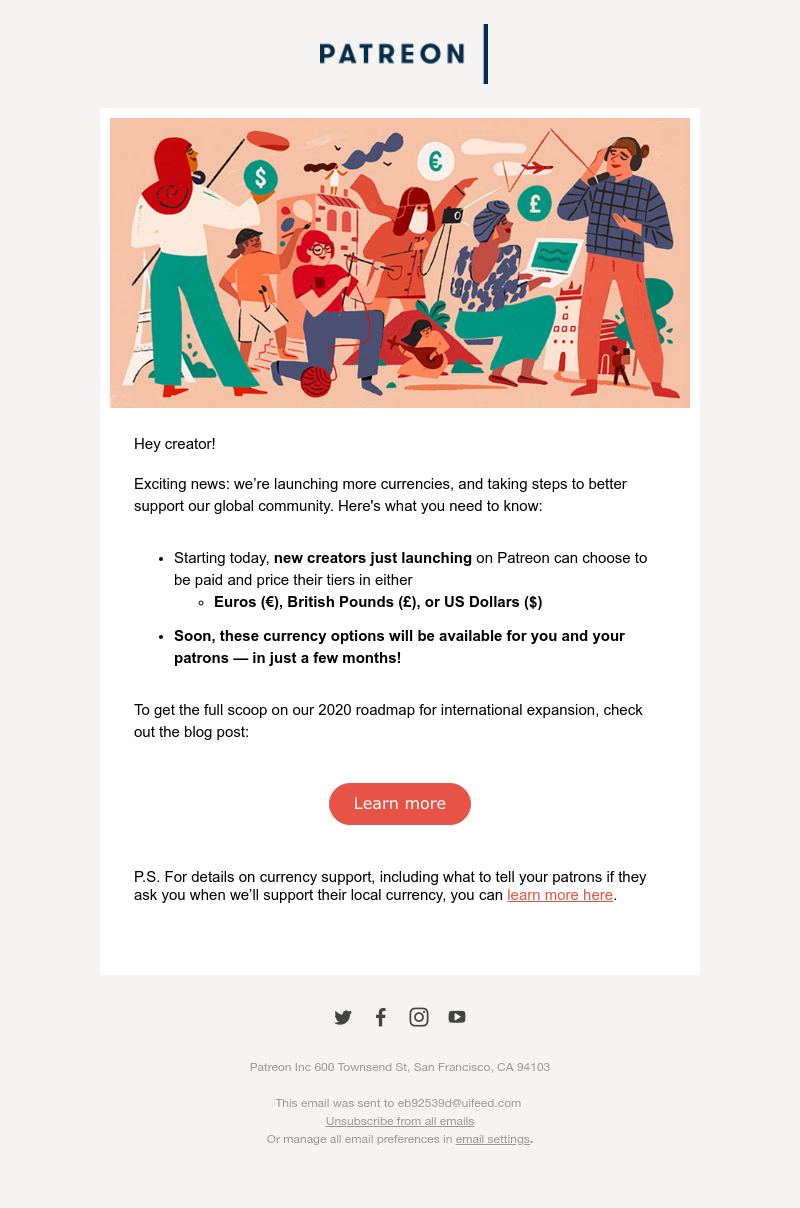 Patreon - Our 2020 roadmap for new currencies and more!