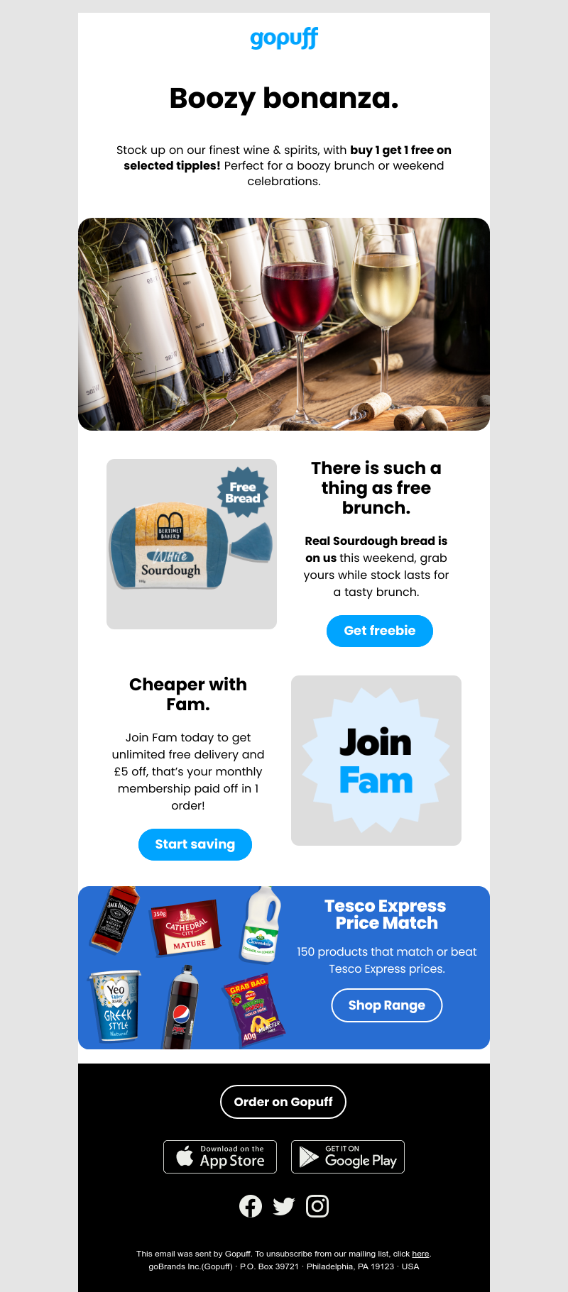 Gopuff - Thirsty for deals? We’ve got you!
