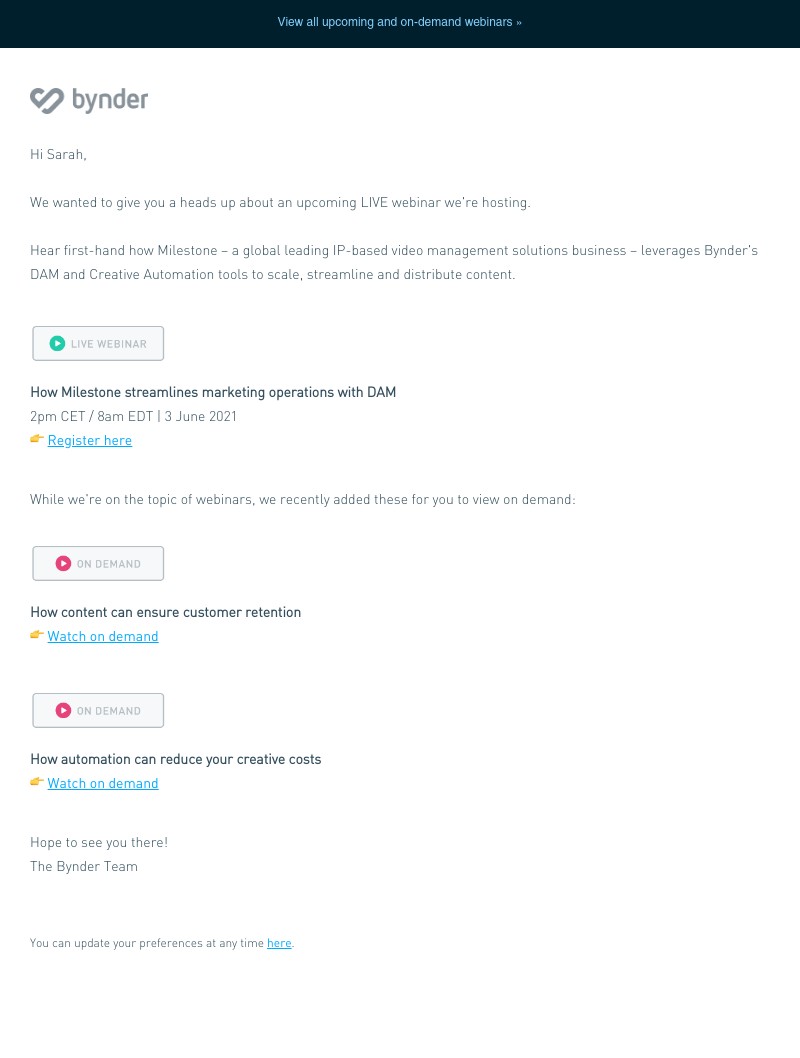 Bynder - Webinar - How Milestone streamlines their marketing operations and supports market expansion with DAM