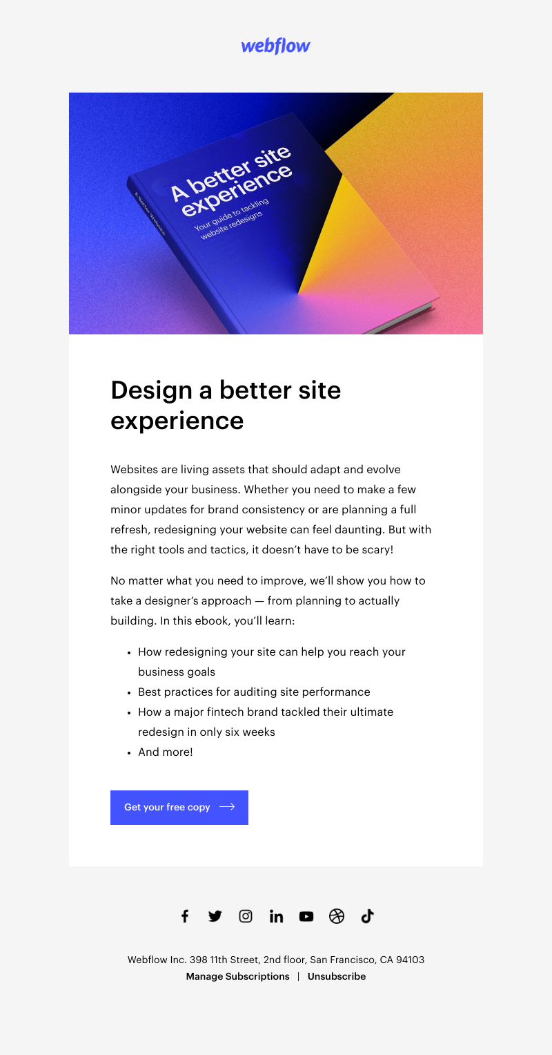 Webflow - Your website... but better