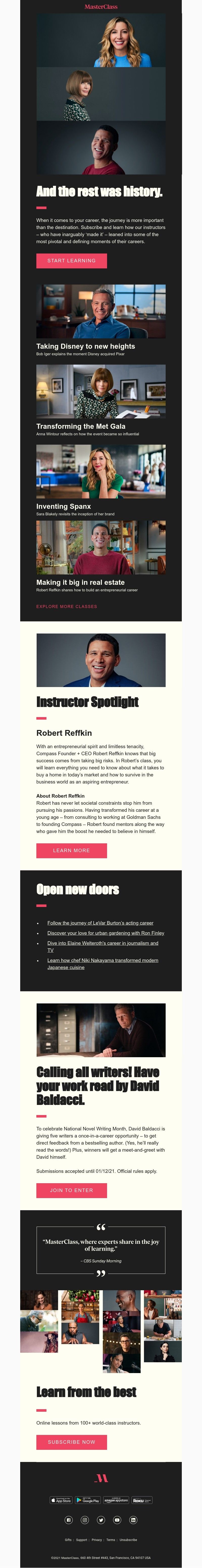  - How they ‘made it’