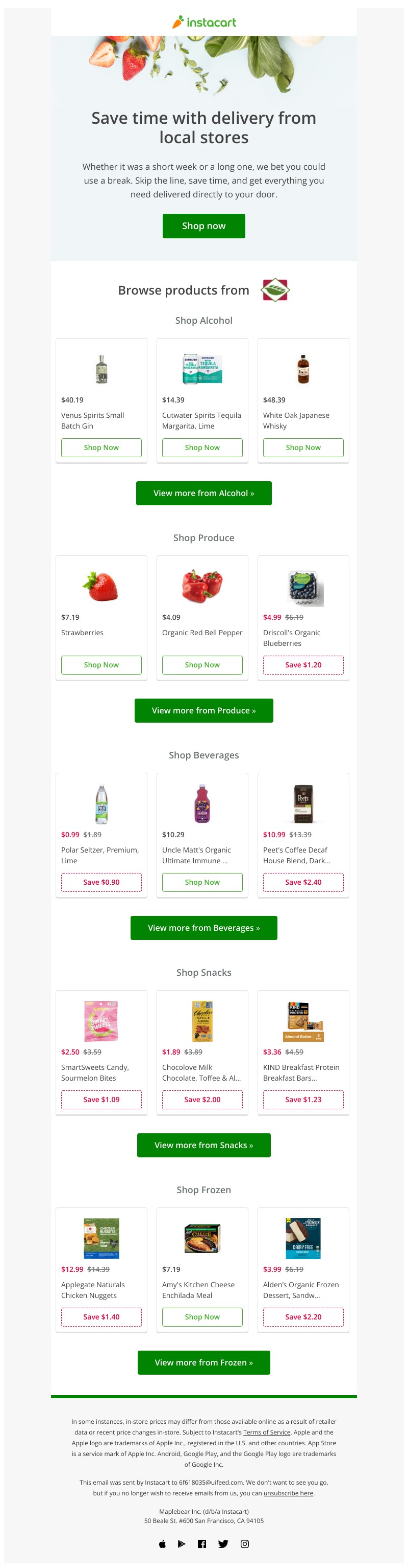 Instacart - Get deliveries from New Leaf Community Markets by Instacart!