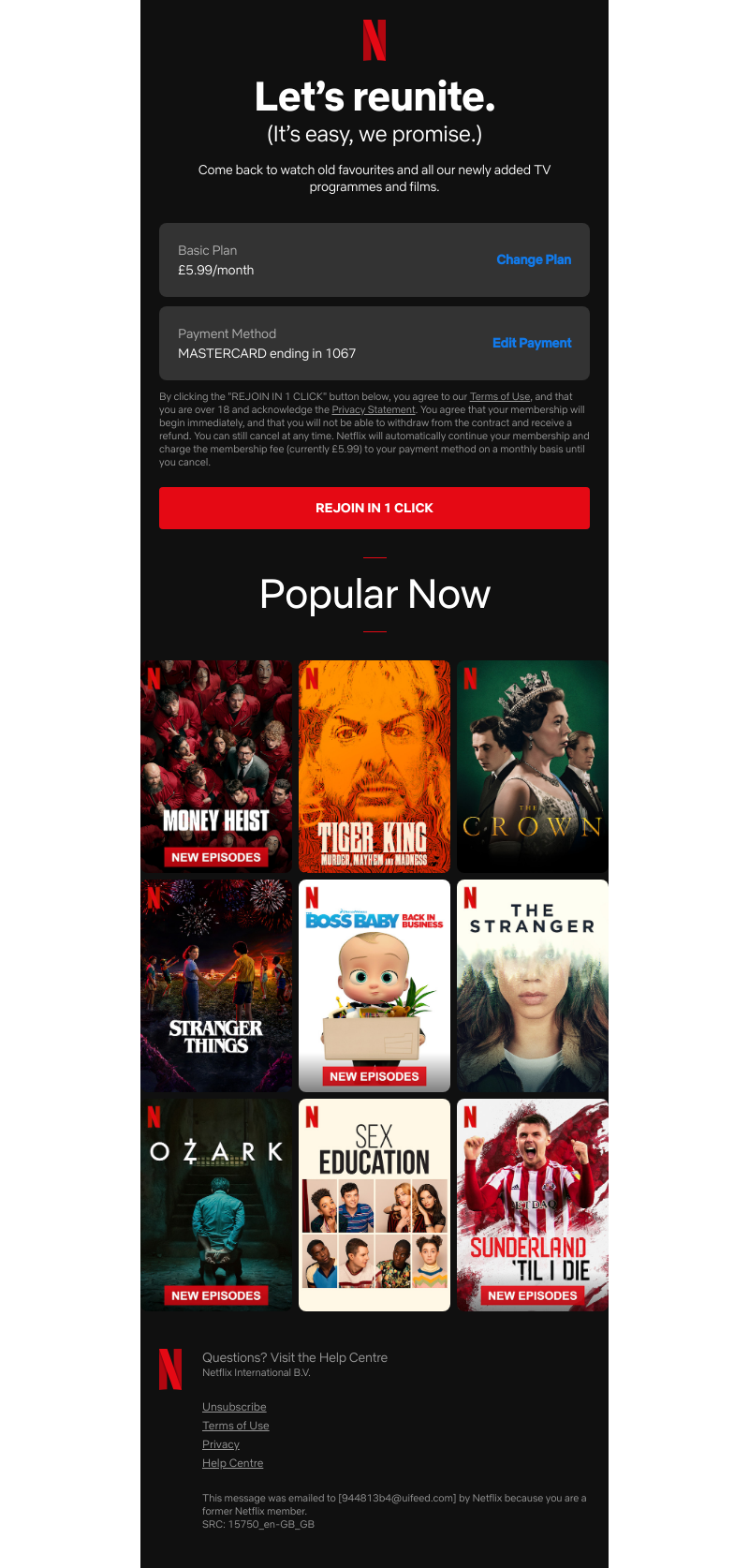 Netflix - Try Netflix again today.