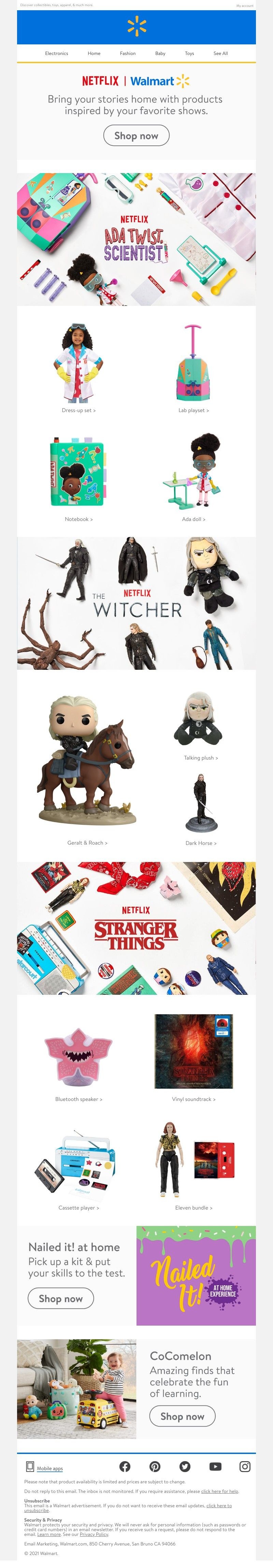 Walmart - Netflix & Walmart have joined forces