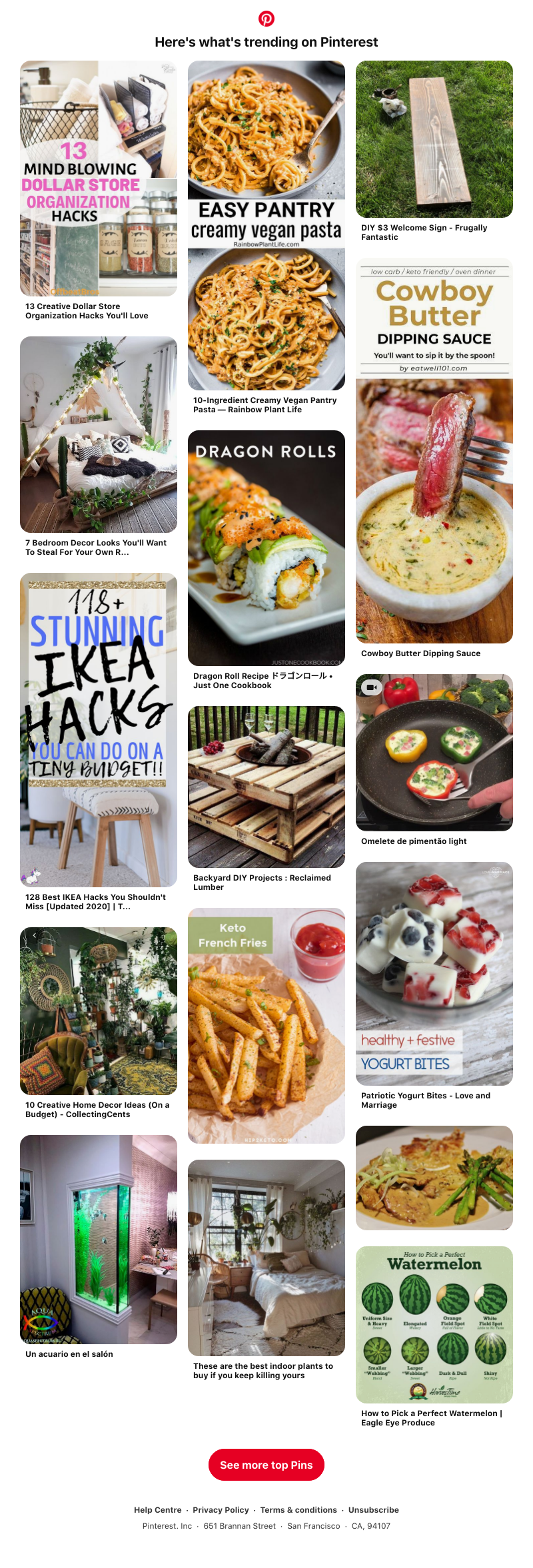 Pinterest - Hi UI Feed! 🛠 Diy home décor, Healthy recipes and more Pins popular on Pinterest