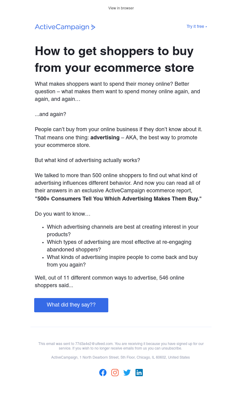  - Exclusive Research: What advertising makes people buy online?