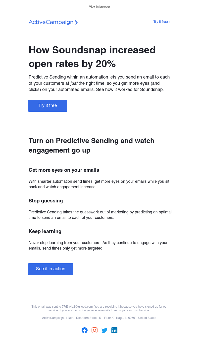  - How to increase email engagement with Predictive Sending