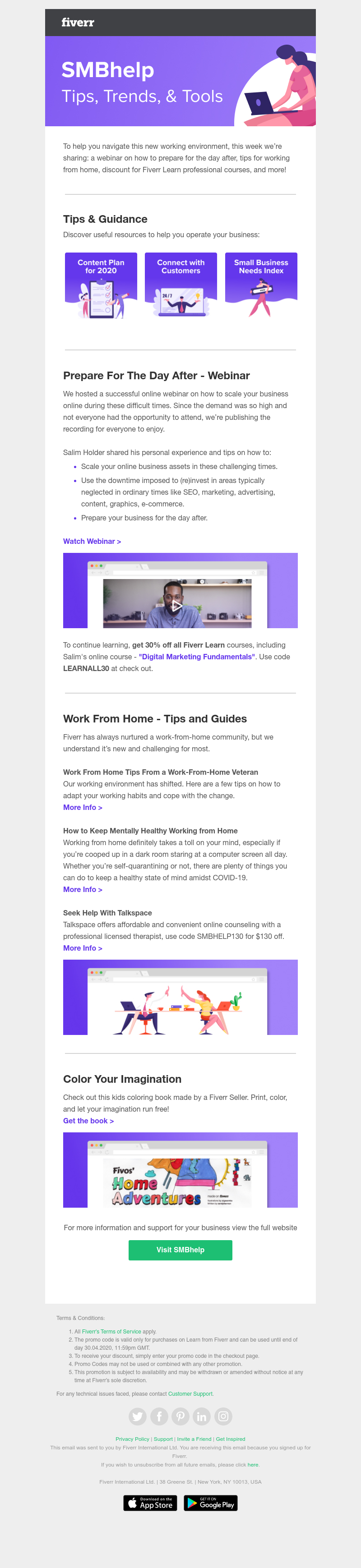 Fiverr - Weekly roundup: Resources you need right now