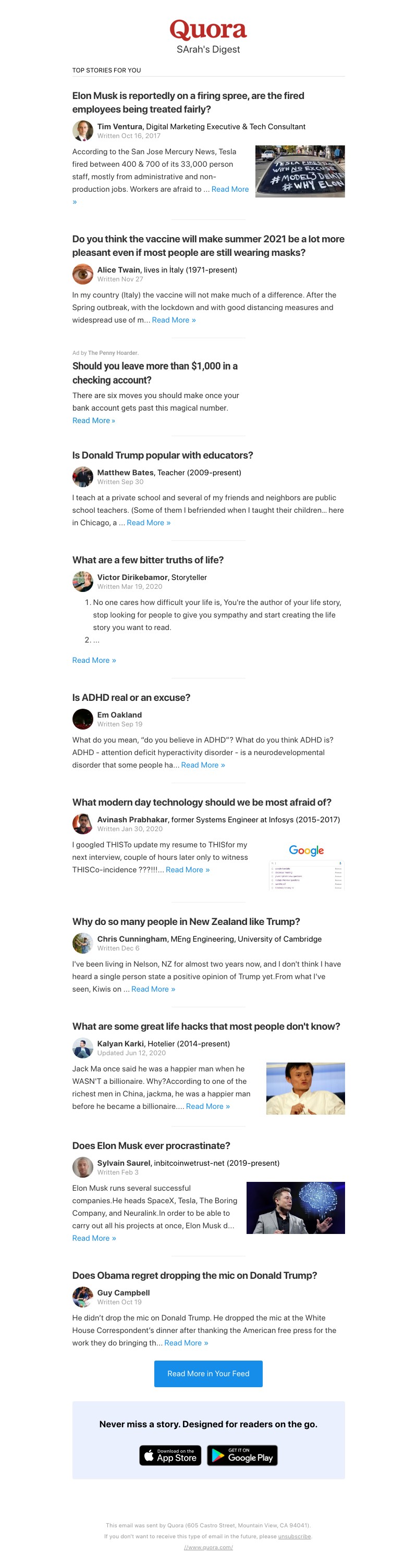 Quora - Elon Musk is reportedly on a firing spree, are the fired employees being treated fairly?