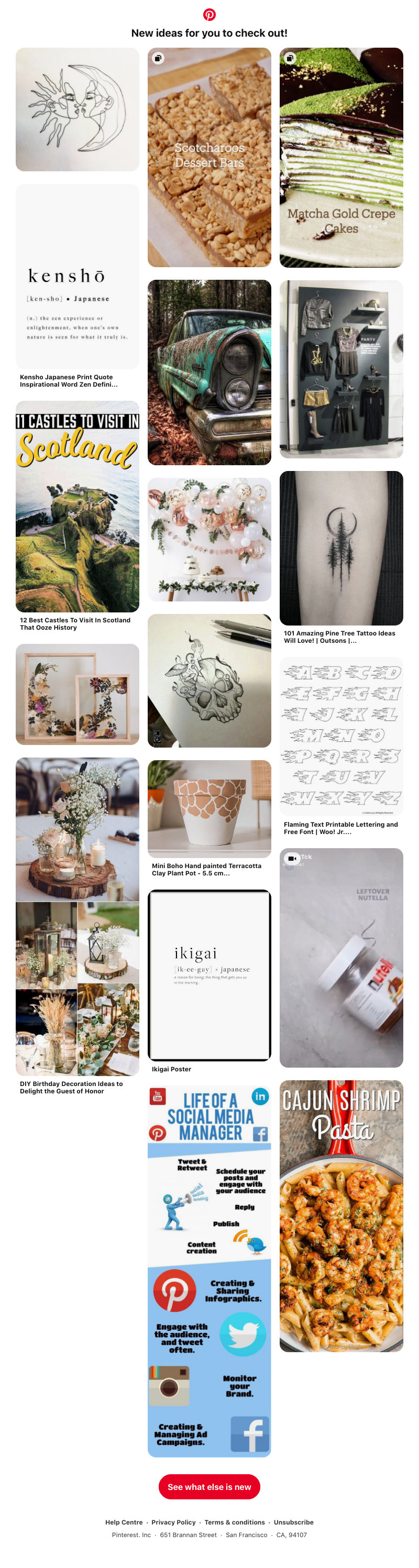 Pinterest - 📌 New ideas are ready for you