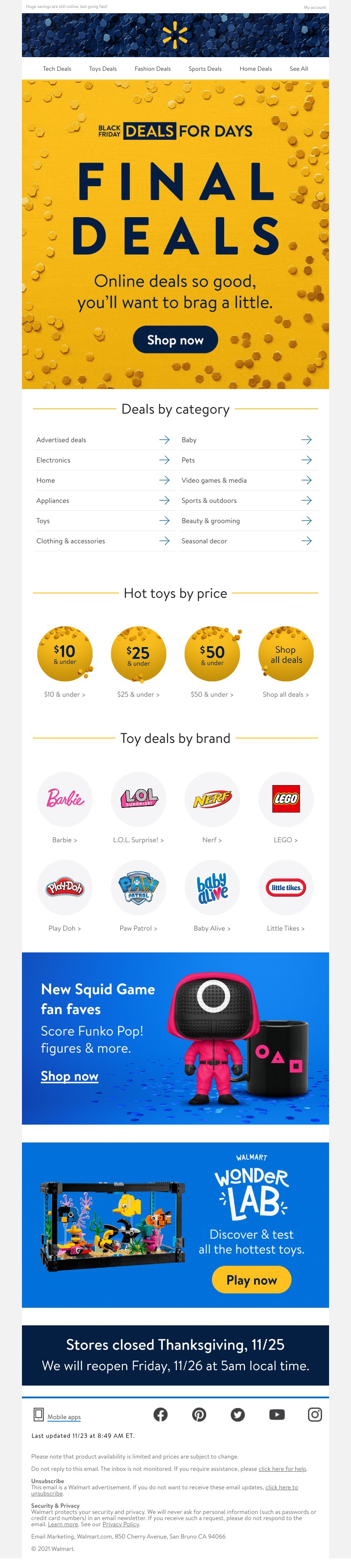 Walmart - These final DEALS are a real flex 💪