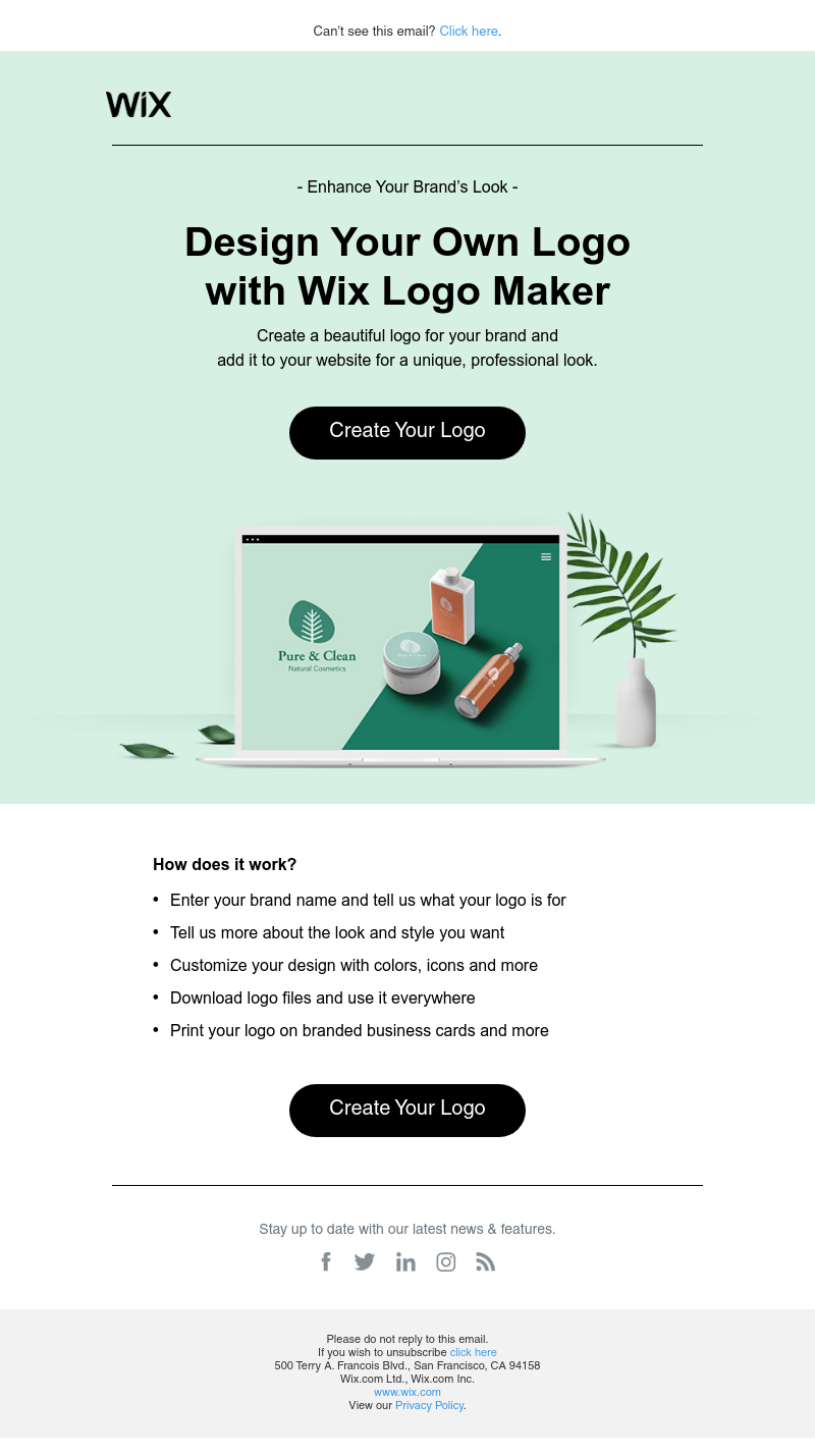Wix - Design a Professional Logo to Match Your Site
