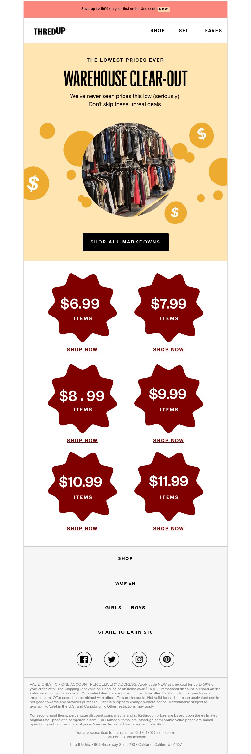 thredUP - UNDER $12: MAJOR markdowns 🤫