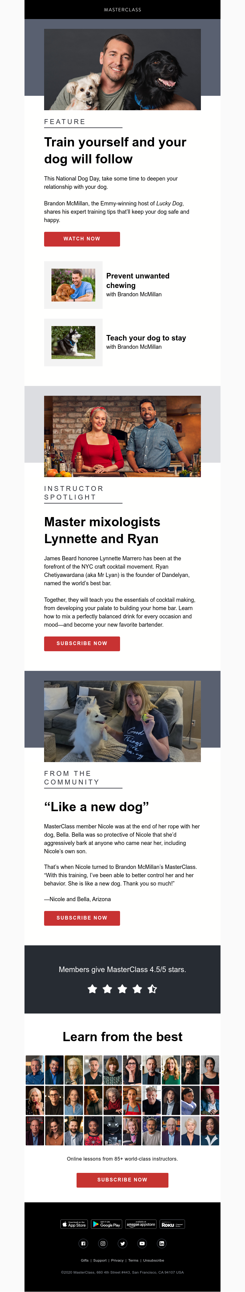  - Celebrate National Dog Day with Brandon McMillan