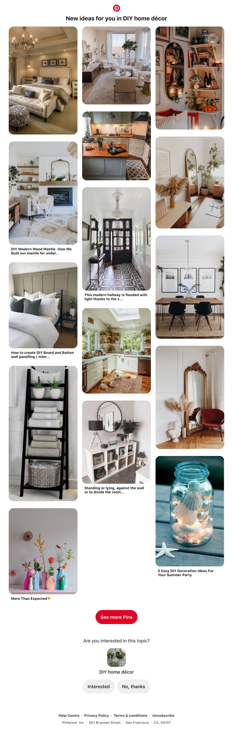 Pinterest - 🛠 15 DIY home décor Pins to check out