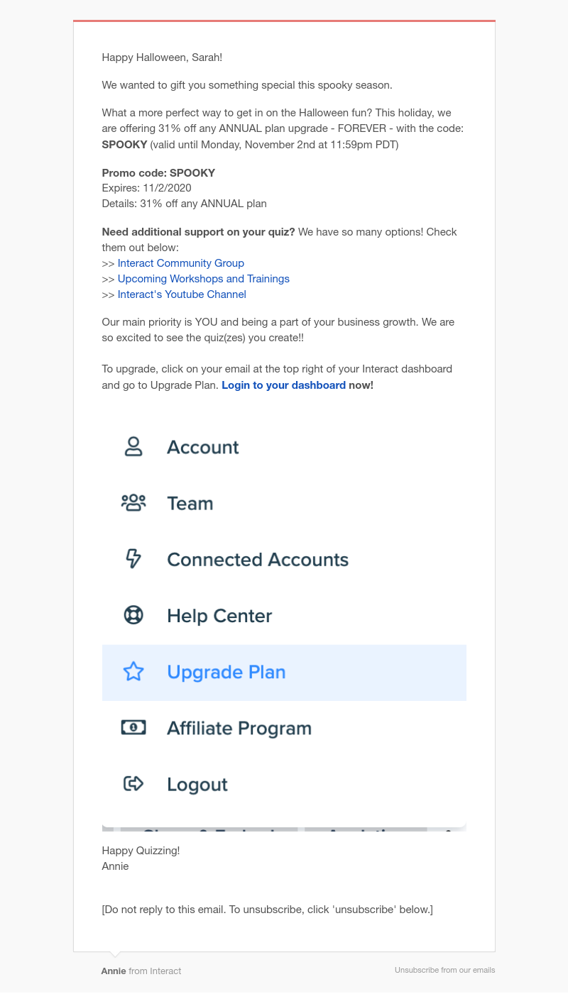 Interact - [gift inside] grab your spooky savings 🎃