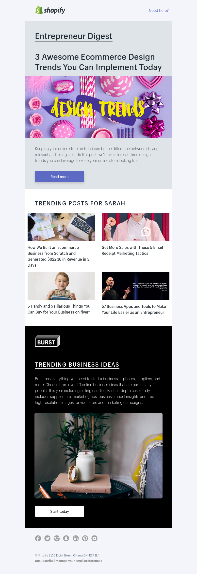 Shopify - 3 Awesome Ecommerce Design Trends