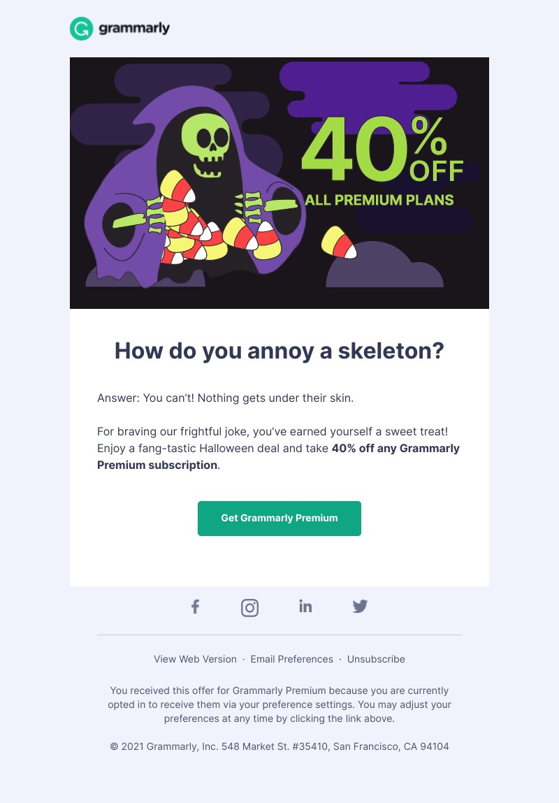 Grammarly - We have a riddle for you . . .