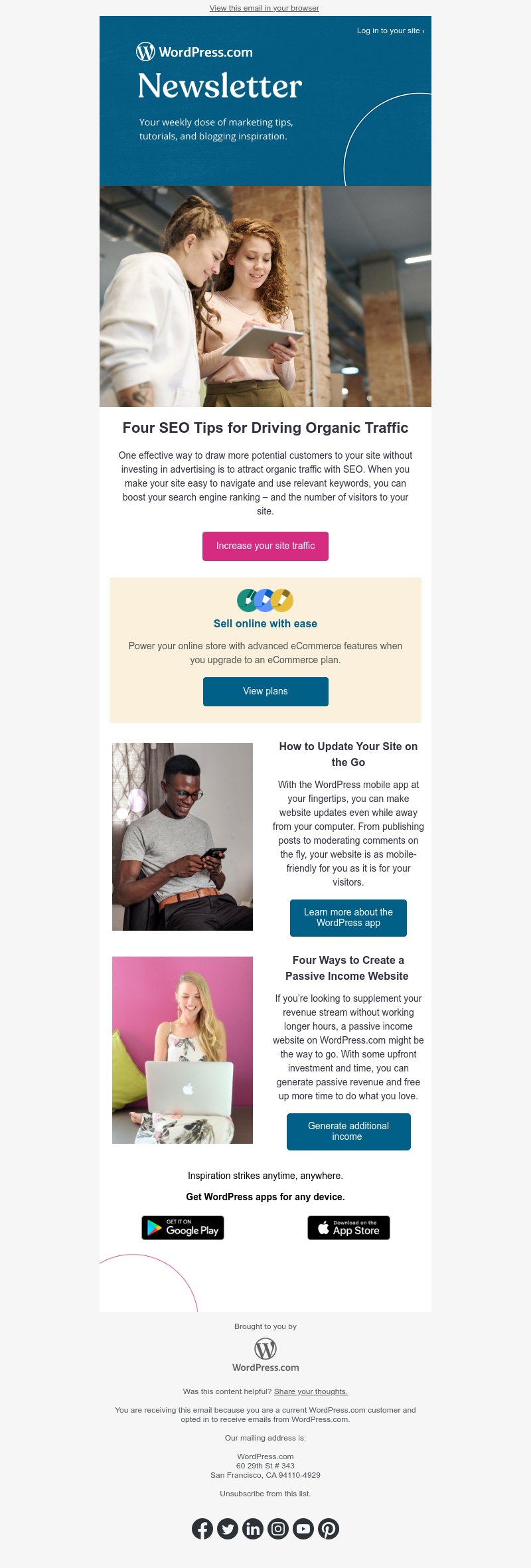 WordPress - Four SEO tips on bringing new customers to your site