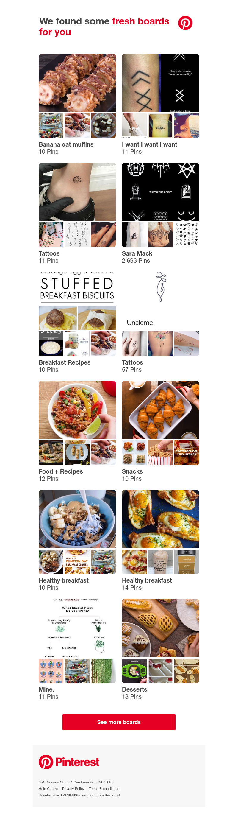 Pinterest - UI Feed, banana oat muffins, I want I want I want and 12 other boards like yours