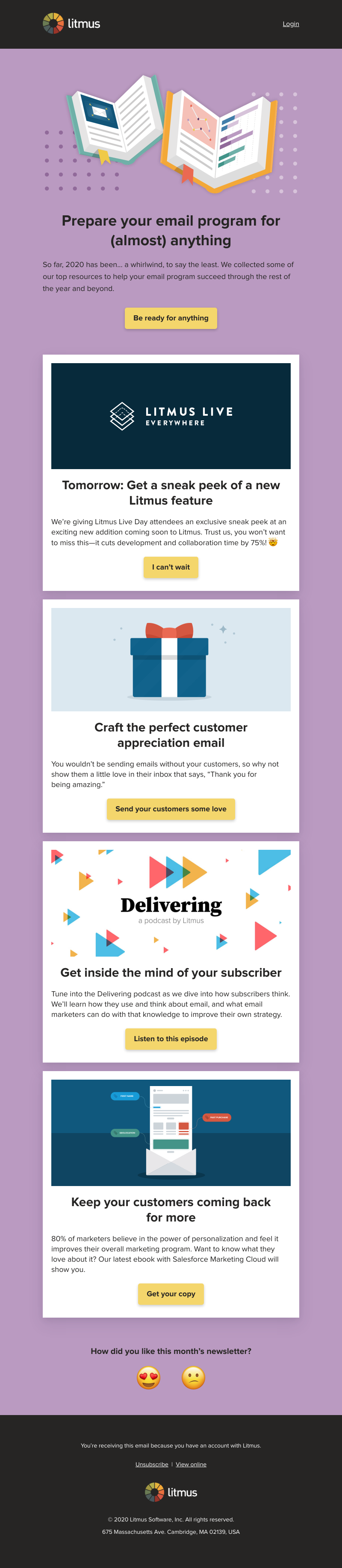 Litmus - Your customers love you. It’s time to love them back <3