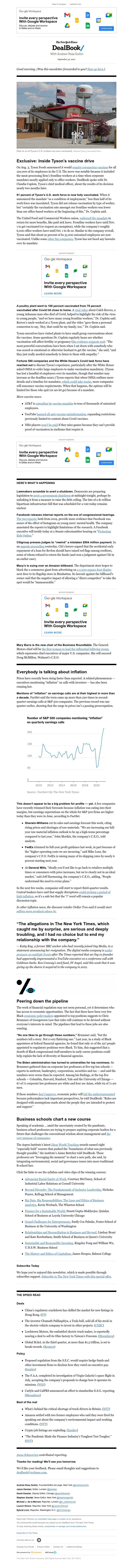 The New York Times - DealBook: This vaccine mandate is working
