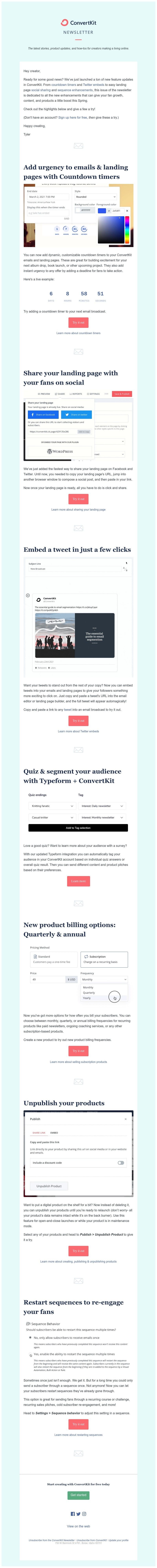 ConvertKit - Have you tried these 7 brand new features?