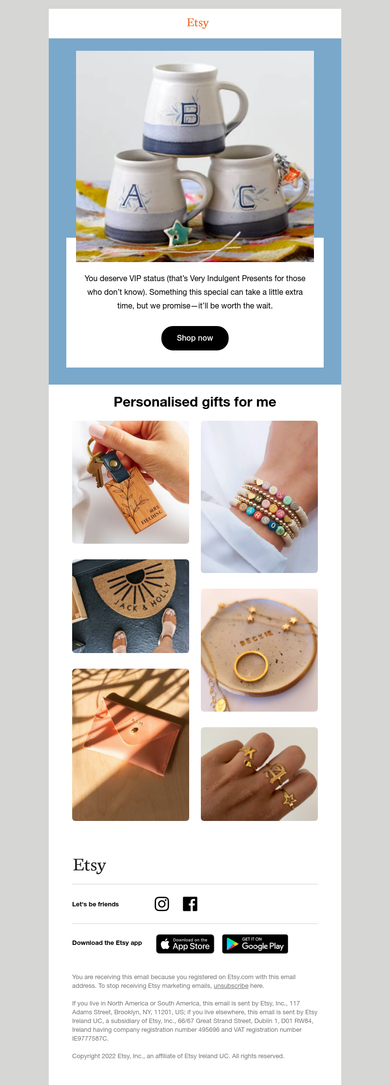 Etsy - Made especially for you