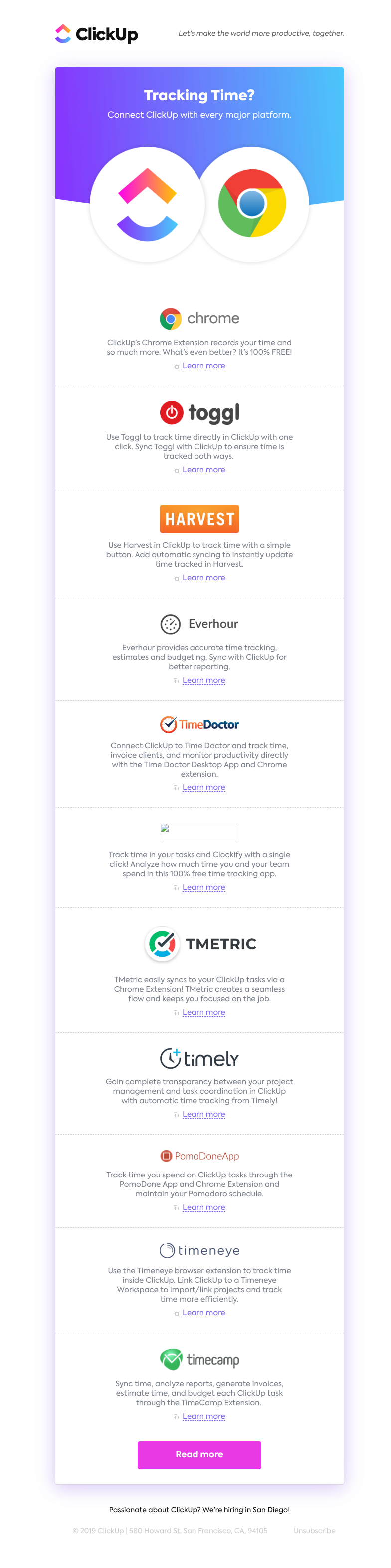 ClickUp - Track time without ever leaving ClickUp 🕓