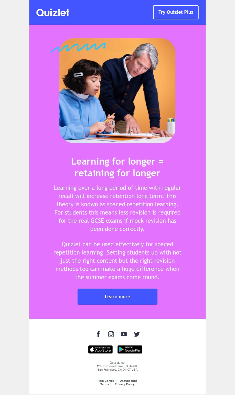 Quizlet - The science behind student revision