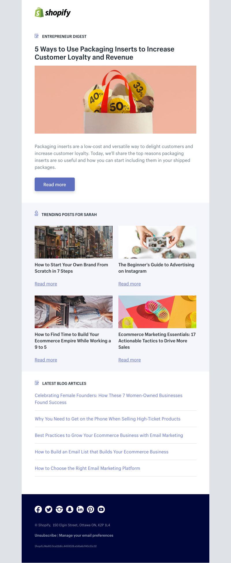 Shopify - 5 Ways to Use Packaging Inserts to Increase Customer Loyalty and Revenue