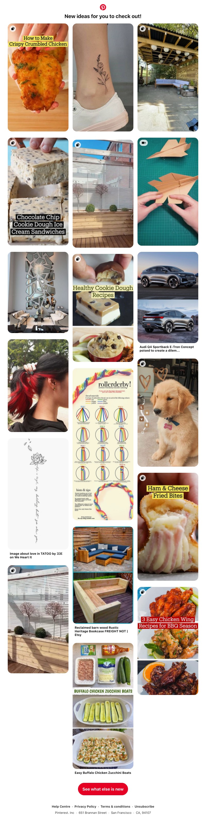 Pinterest - Hi UI Feed! New ideas are ready for you