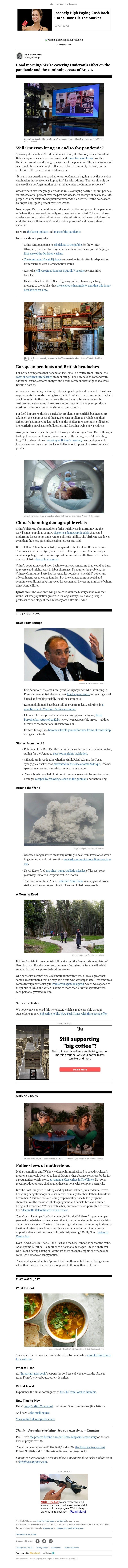 The New York Times - Your Tuesday Briefing