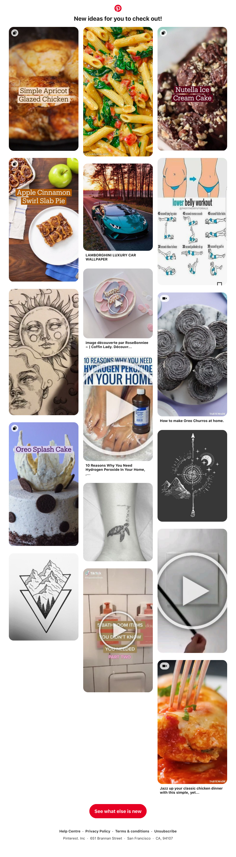 Pinterest - 📌 New ideas are ready for you