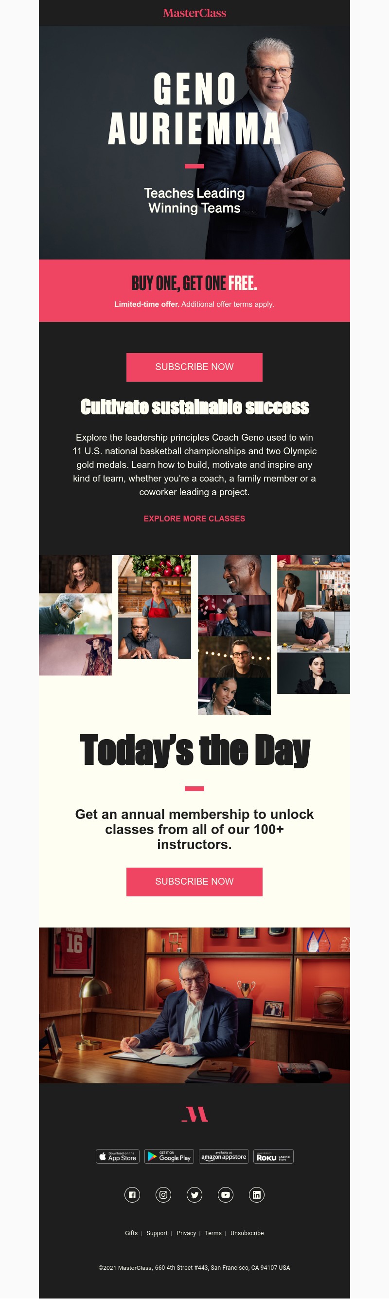  - Meet your new instructor: Geno Auriemma